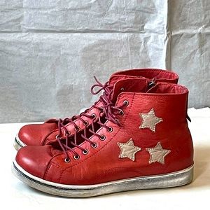 Andrea Conti Hi-Top Trainers